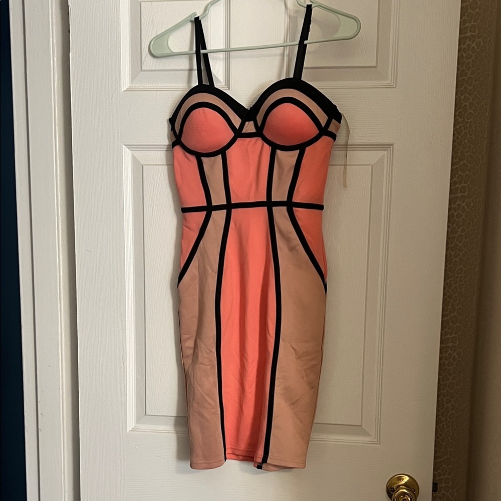 Colorblock Bodycon Dress